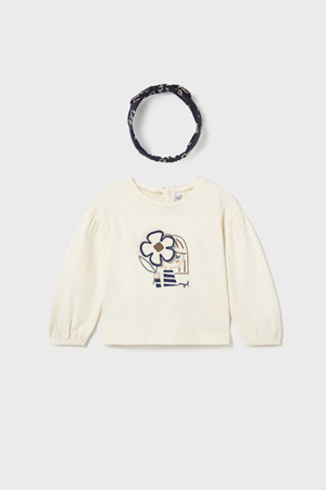 MAYORAL 02078-26 MAKYATO KREM SWEATSHIRT 1/3 YAŞ