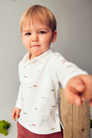 MAYORAL 02107-88-MAVI GOMLEK-UZUN KOL  