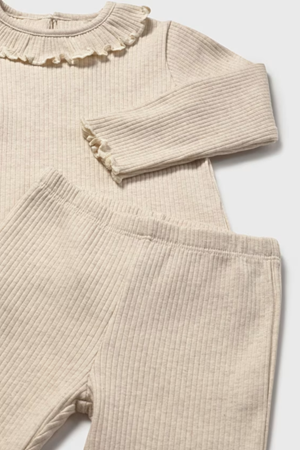 MAYORAL 2593-14 BEJ PANTOLON YELEK SET