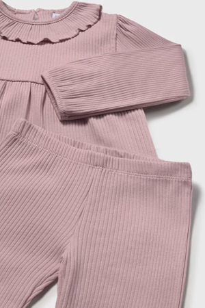 MAYORAL 2593-15 PEMBE PANTOLON YELEK SET