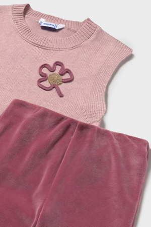 MAYORAL 2596-49-PEMBE SORT SET  1/3 YAŞ