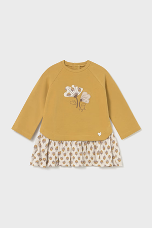 MAYORAL 02914-88 SARI ELBİSE 1/3 YAŞ