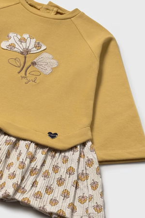 MAYORAL 02914-88 SARI ELBİSE 1/3 YAŞ