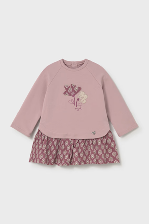 MAYORAL 02914-88 PEMBE ELBİSE 1/3 YAŞ