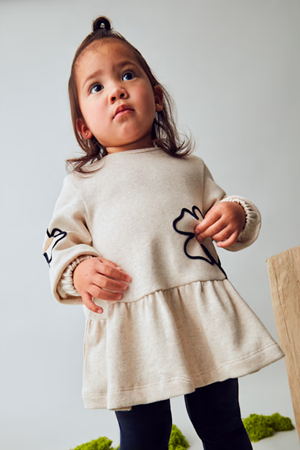 MAYORAL 2917-48-BEJ ELBİSE 1/3 YAŞ