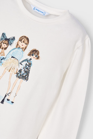 MAYORAL 04011-93 KREM-LACI UZUN KOL 