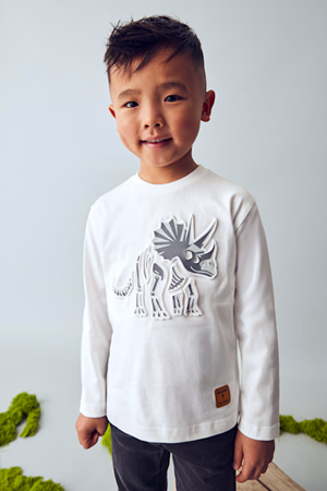 MAYORAL 04089-40 KREM TISORT-UZUN KOLLU 