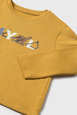 MAYORAL 00108-28 SARI TISORT-UZUN KOL-BASIC 1/3YAŞ