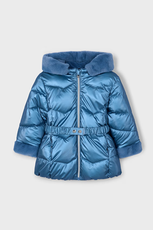 MAYORAL 4448-59 Mavi PARLAK KABAN