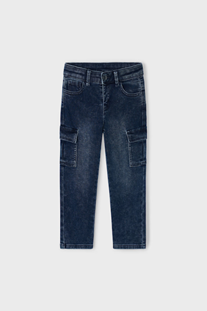 MAYORAL 04563-22 LACIVERT  PANTOLON DENIM 4/9yaş  