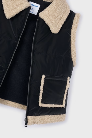 MAYORAL 04313-17 SIYAH YELEK  4/9 YAŞ