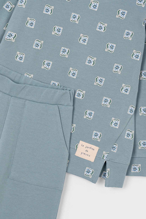 MAYORAL 04894-70 YESIL ESOFMAN-BASKILI 4/9YAŞ