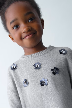 MAYORAL 04918-29 GRI ELBİSE 4/9 YAŞ