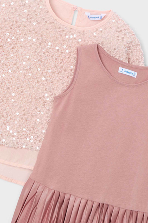 MAYORAL 04925-50 PEMBE ELBİSE