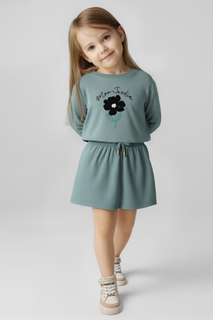 MAYORAL 4927-55 YESIL ELBISE 4/9 YAŞ