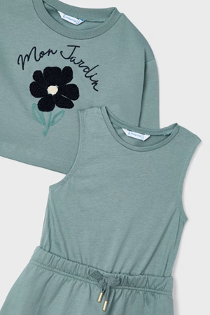 MAYORAL 4927-55 YESIL ELBISE 4/9 YAŞ