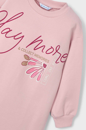 MAYORAL 04929-67 PEMBE 4/9YAŞ ELBİSE
