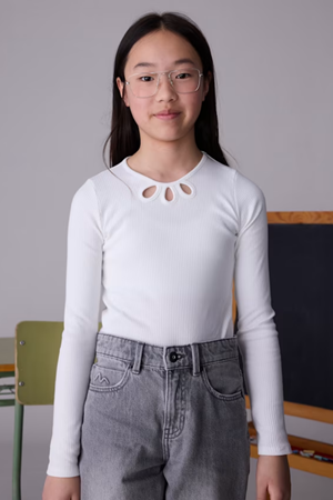 MAYORAL 07022-11 KREM BLUZ 10/16