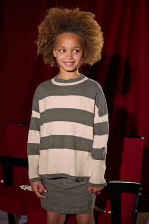 MAYORAL 07311-46 YESIL KAZAK-CIZGILI 