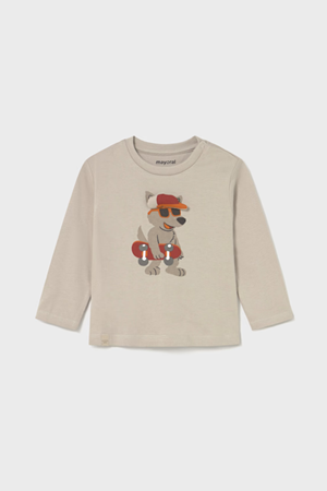 MAYORAL 02070-66 BEJ TSHİRT 1/3 YAŞ