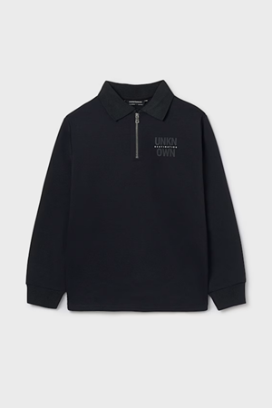 MAYORAL 07408-16 SIYAH KAZAK-FERMUARLI  