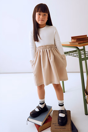 MAYORAL 04930-59 BEJ ELBİSE 4/9