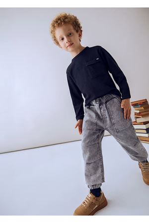 MAYORAL 04560-45 GRI PANTOLON DENIM