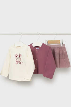 MAYORAL 02922-11 PEMBE ETEK SET 1/3