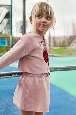 MAYORAL 4927-54 PEMBE ELBİSE 4/9