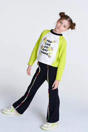 SHESHE BLL0054 Sarı Siyah Eşofman Takım