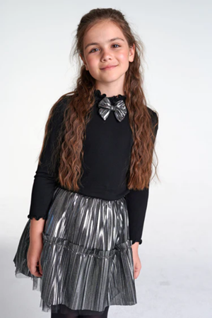 SHESHE BLL0062 SİYAH PARLAK ETEK TAKIM