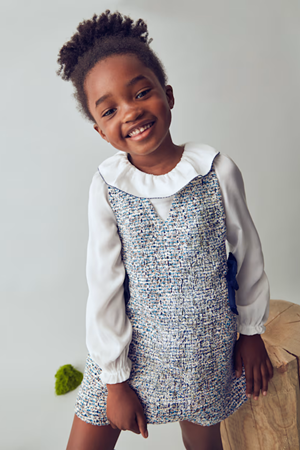 MAYORAL 04990-36 LACIVERT ELBİSE 4/9