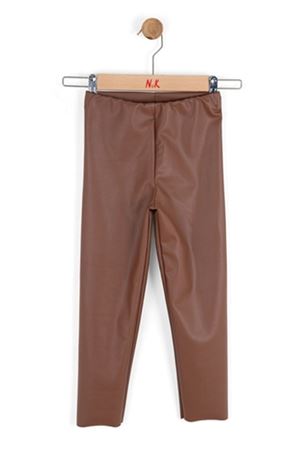 NK Kids 59525 DERİ TAYT KAHVE 4/8