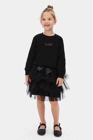 NK Kids 39529 FLEUR SWEAT 4/8 SİYAH