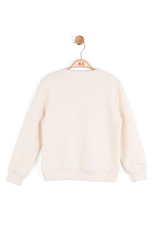 NK Kids 39511 KELEBEK İŞLEMELİ SWEAT 4/8 EKRU