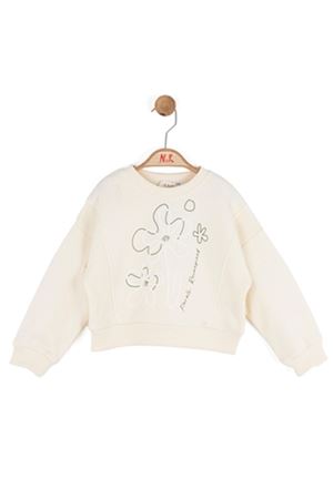 NK Kids 39601 MAGNET SWEAT 1/4 Ekru