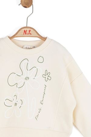 NK Kids 39601 MAGNET SWEAT 1/4 Ekru