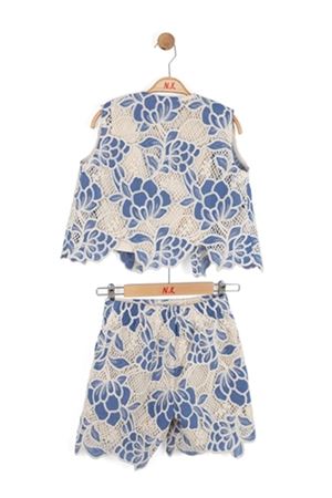 NK Kids 11306 FİLE TAKIM 8/14 Krem-Mavi 