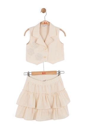 NK Kids 11502 COOKIE TAKIM 4/8 Krem/Cream