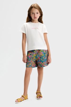 NK Kids 31311 ROYAL T-SHIRT 8/14 Ekru-Fuşya