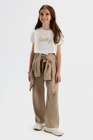 NK Kids 31325 LUCKY T-SHIRT 8/14 Ekru-Vizon