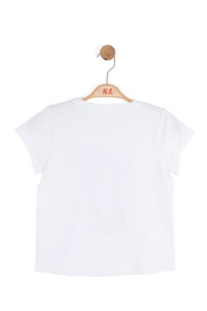 NK Kids 31331 MARE T-SHIRT 8/14 Beyaz-Lacivert