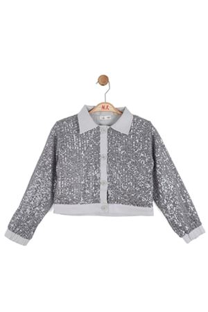 NK Kids 31340 PUL PAYETLİ CEKET 8/14 Gri
