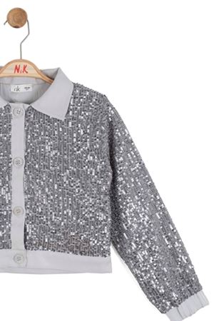 NK Kids 31340 PUL PAYETLİ CEKET 8/14 Gri