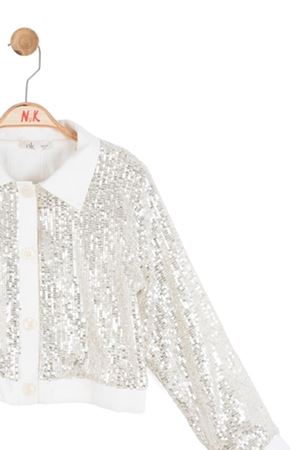 NK Kids 31340 PUL PAYETLİ CEKET 8/14 Krem