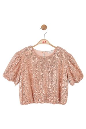 NK Kids 31341 PUL PAYETLİ BLUZ 8/14 Pembe