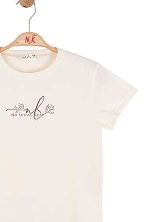 NK Kids 31362 NATURAL T-SHIRT 8/14 Krem