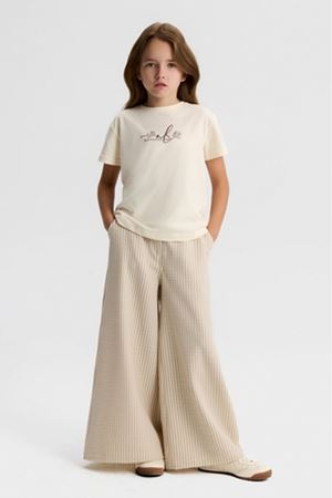 NK Kids 31362 NATURAL T-SHIRT 8/14 Krem