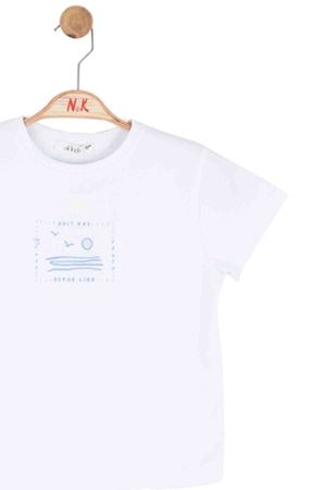 NK Kids 31384 OCEAN T-SHIRT 8/14 Beyaz