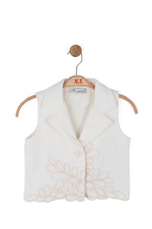 NK Kids 31403 NAKIŞLI YELEK 8/14 Ekru